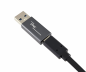 Preview: DINIC Adapter, USB A Stecker auf USB C Buchse, 3 Stück Alu, space grey